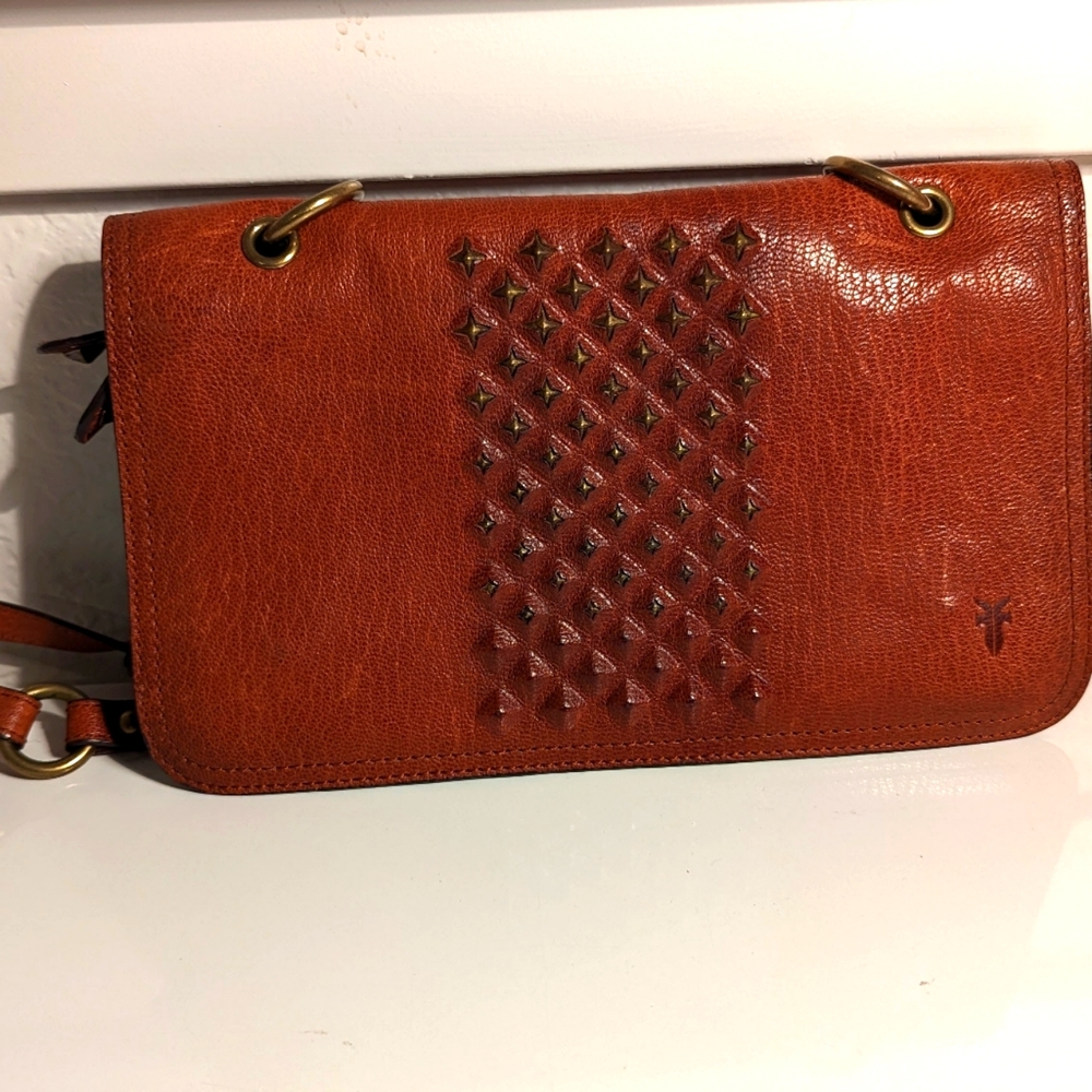 Frye Jessie stud crossbody leather bag
